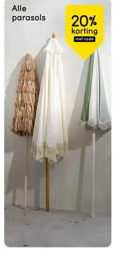 Leen Bakker Alle parasols aanbieding