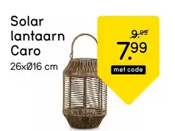 Leen Bakker Solar lantaarn Caro aanbieding