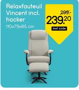 Leen Bakker Relaxfauteuil Vincent aanbieding