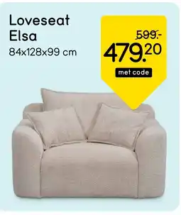 Leen Bakker Loveseat Elsa aanbieding