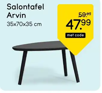 Leen Bakker Salontafel Arvin aanbieding
