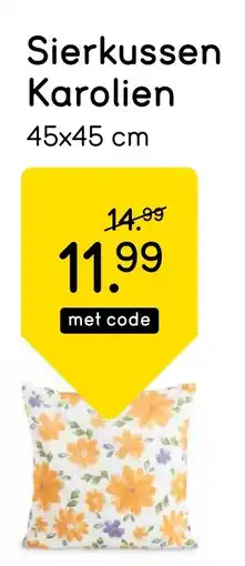 Leen Bakker Sierkussen Karolien aanbieding