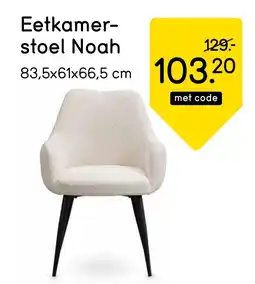 Leen Bakker Eetkamer stoel Noah aanbieding
