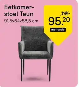 Leen Bakker Eetkamer stoel Teun aanbieding