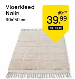 Leen Bakker Vloerkleed Nalin aanbieding