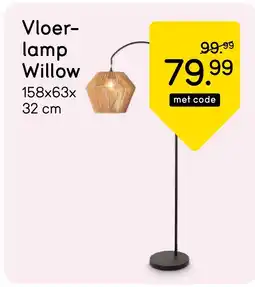 Leen Bakker Vloer lamp Willow aanbieding