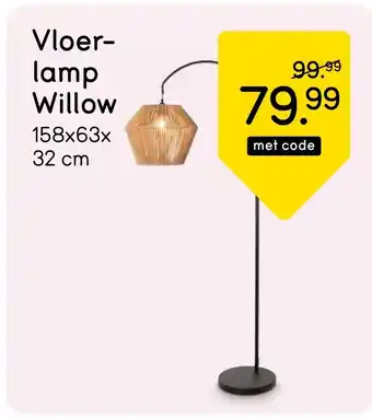 Leen Bakker Vloer lamp Willow aanbieding