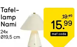 Leen Bakker Tafel lamp Nami aanbieding