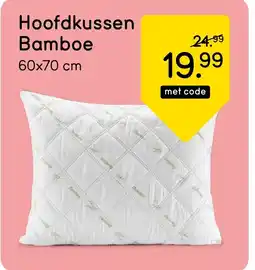 Leen Bakker Hoofdkussen Bamboe aanbieding