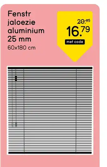 Leen Bakker Fenstr jaloezie aluminium aanbieding