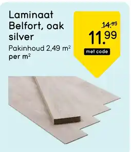 Leen Bakker Laminaat Belfort, oak silver aanbieding