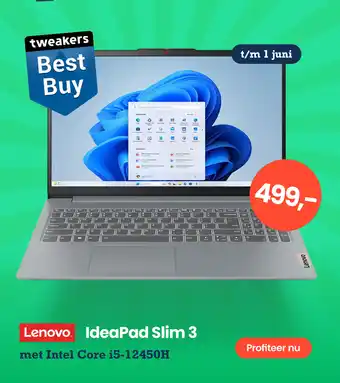 Paradigit Lenovo IdeaPad Slim 3 aanbieding