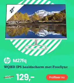 Paradigit WQHD IPS beeldscherm met FreeSync aanbieding