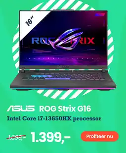 Paradigit ASUS ROG Strix G16 aanbieding