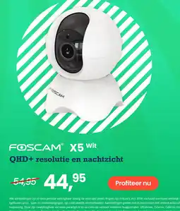 Paradigit FOSCAM X5 Wit aanbieding