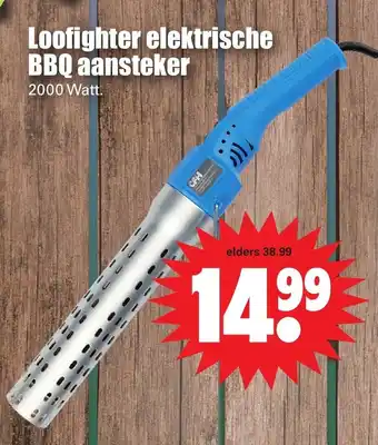 Dirk Loofighter elektrische BBQ aansteker aanbieding