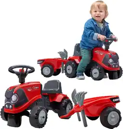 Bol.com Falk Baby Case IH Ride-On - Jongens - Rood - Tractor aanbieding