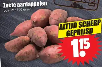 Dirk Zoete aardappelen 500g aanbieding