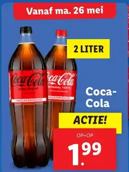 Lidl Coca- Cola aanbieding