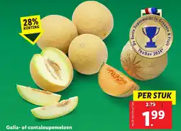 Lidl Galia of cantaloupemeloen aanbieding
