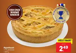 Lidl Appeltaart aanbieding