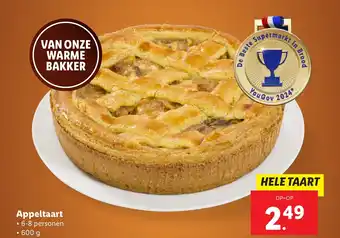 Lidl Appeltaart aanbieding