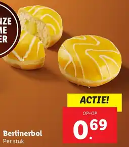 Lidl Berlinerbol aanbieding