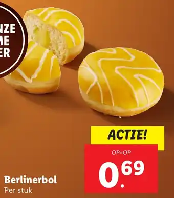 Lidl Berlinerbol aanbieding