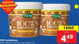 Lidl 100% pindakaas aanbieding