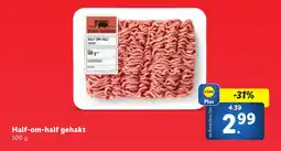 Lidl Half om half gehakt aanbieding