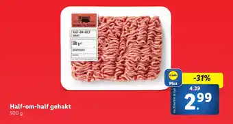 Lidl Half om half gehakt aanbieding