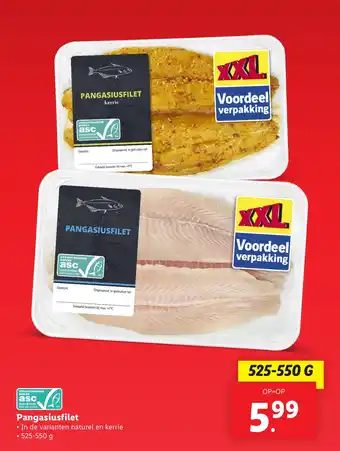 Lidl Pangasiusfilet aanbieding