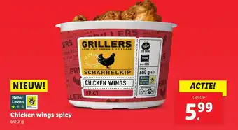 Lidl Chicken wings spicy aanbieding