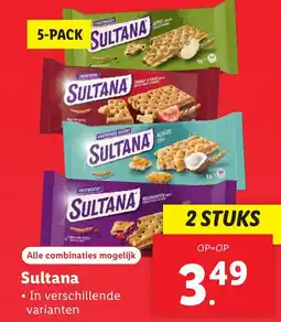 Lidl Sultana aanbieding