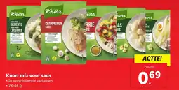 Lidl Knorr mix voor saus In verschillende aanbieding