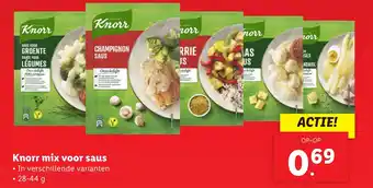 Lidl Knorr mix voor saus In verschillende aanbieding