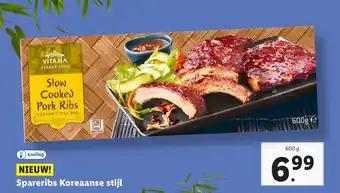 Lidl Spareribs Koreaanse stijl aanbieding