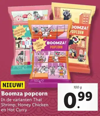 Lidl Boomza popcorn aanbieding