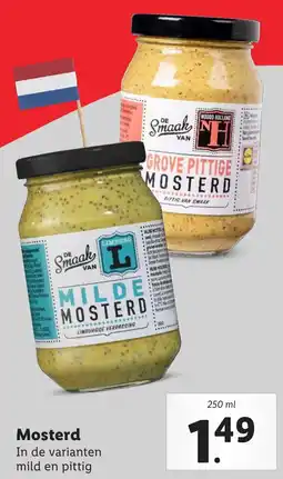 Lidl Mosterd aanbieding