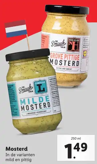 Lidl Mosterd aanbieding