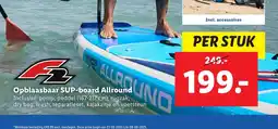 Lidl Opblaasbaar SUP-board Allround aanbieding