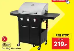 Lidl Gas BBQ 3 branders aanbieding
