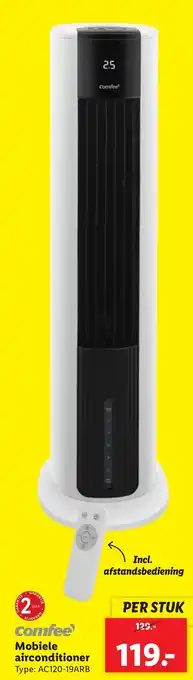Lidl Comfee Mobiele airconditioner aanbieding