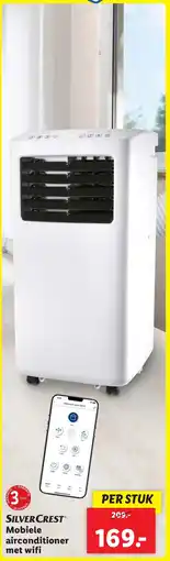 Lidl Silvercrest Mobiele airconditioner met wifi aanbieding