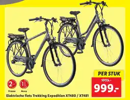 Lidl Elektrische fiets Trekking Expedition XT480 / XT481 aanbieding