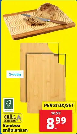 Lidl Bamboe snijplanken aanbieding