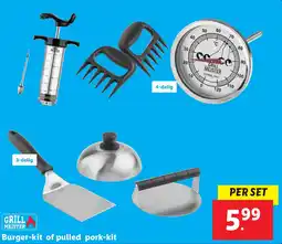 Lidl Burgerkit of pulled pork kit aanbieding
