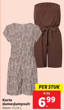 Lidl Korte damesjumpsuit aanbieding