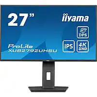 Bol.com iiyama ProLite XUB2792UHSU-B6 - 27 inch - 4K - IPS - USB-Hub (3x) - in hoogte verstelbaar aanbieding