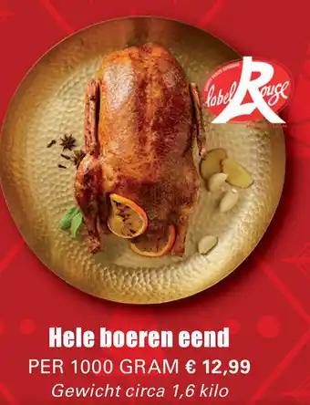 Dirk Hele boeren eend aanbieding